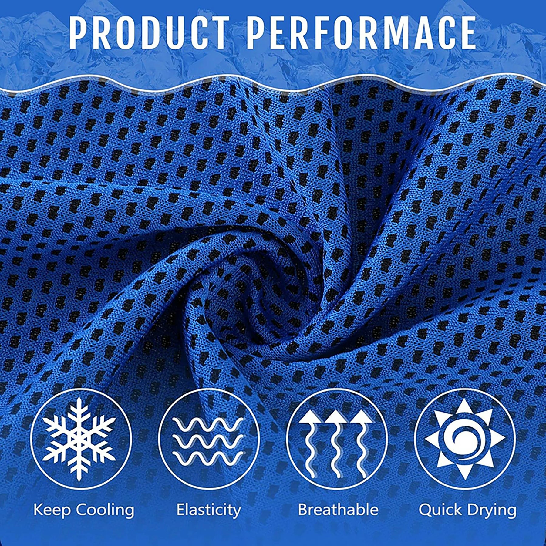 Solid Color Cooling Towel for Sports & Outdoor Use