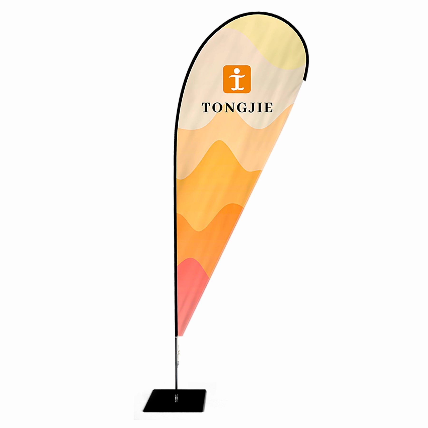 Individuell bedruckte Teardrop-Flaggen für Outdoor-Events und Promotions