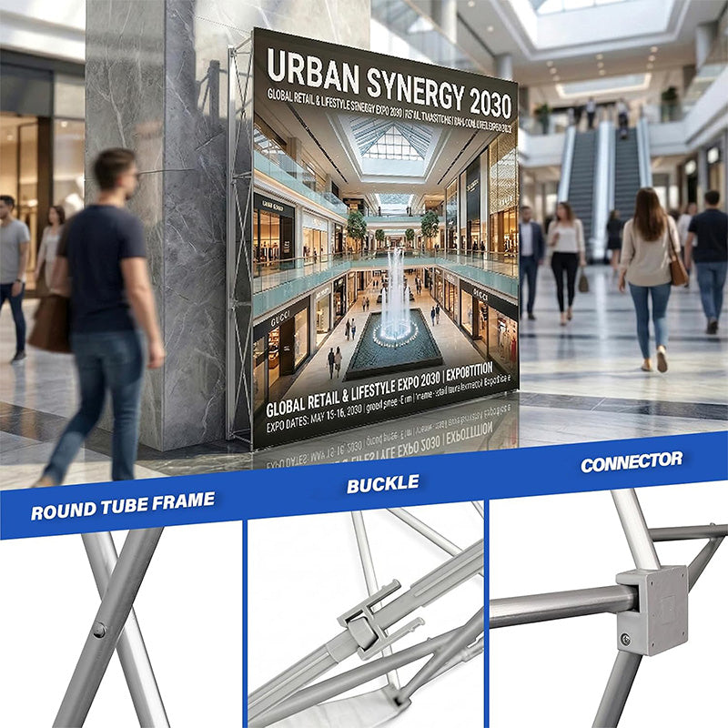 Pop-Up Backdrop Display for Trade Shows & Events