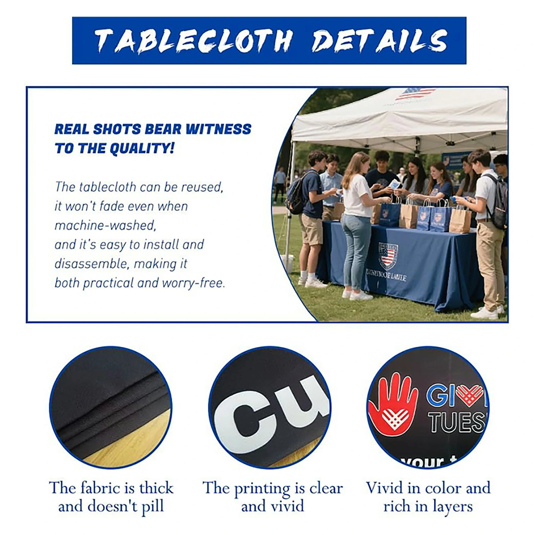 Custom Table Cover for Trade Shows & Brand Events